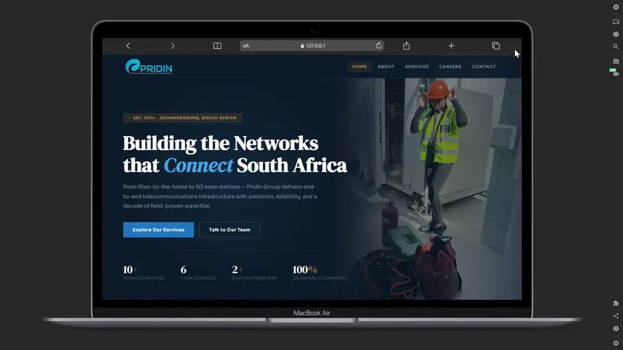 Website – Telecommunications